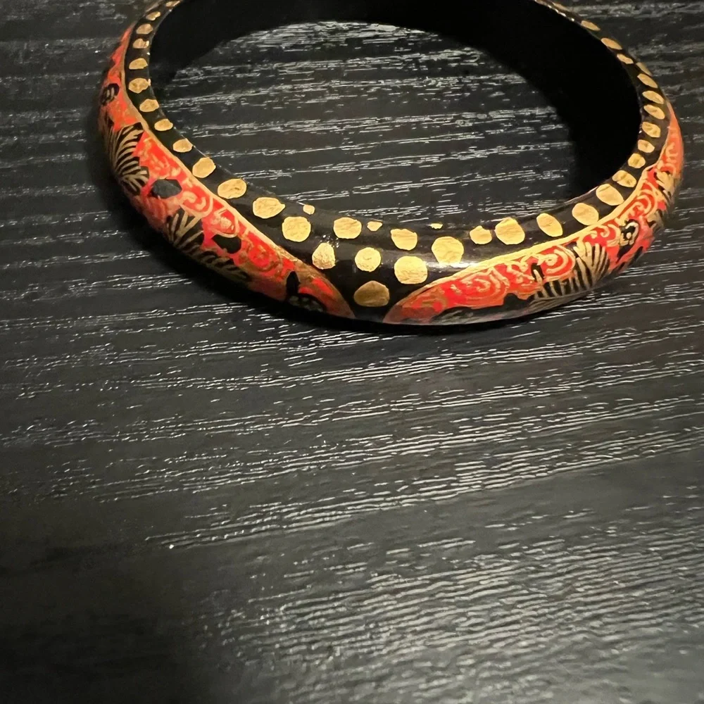 Colorful Patterned Bangles Set - Picture 6 of 7